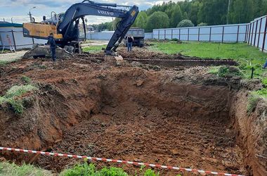 Начато строительство магазина